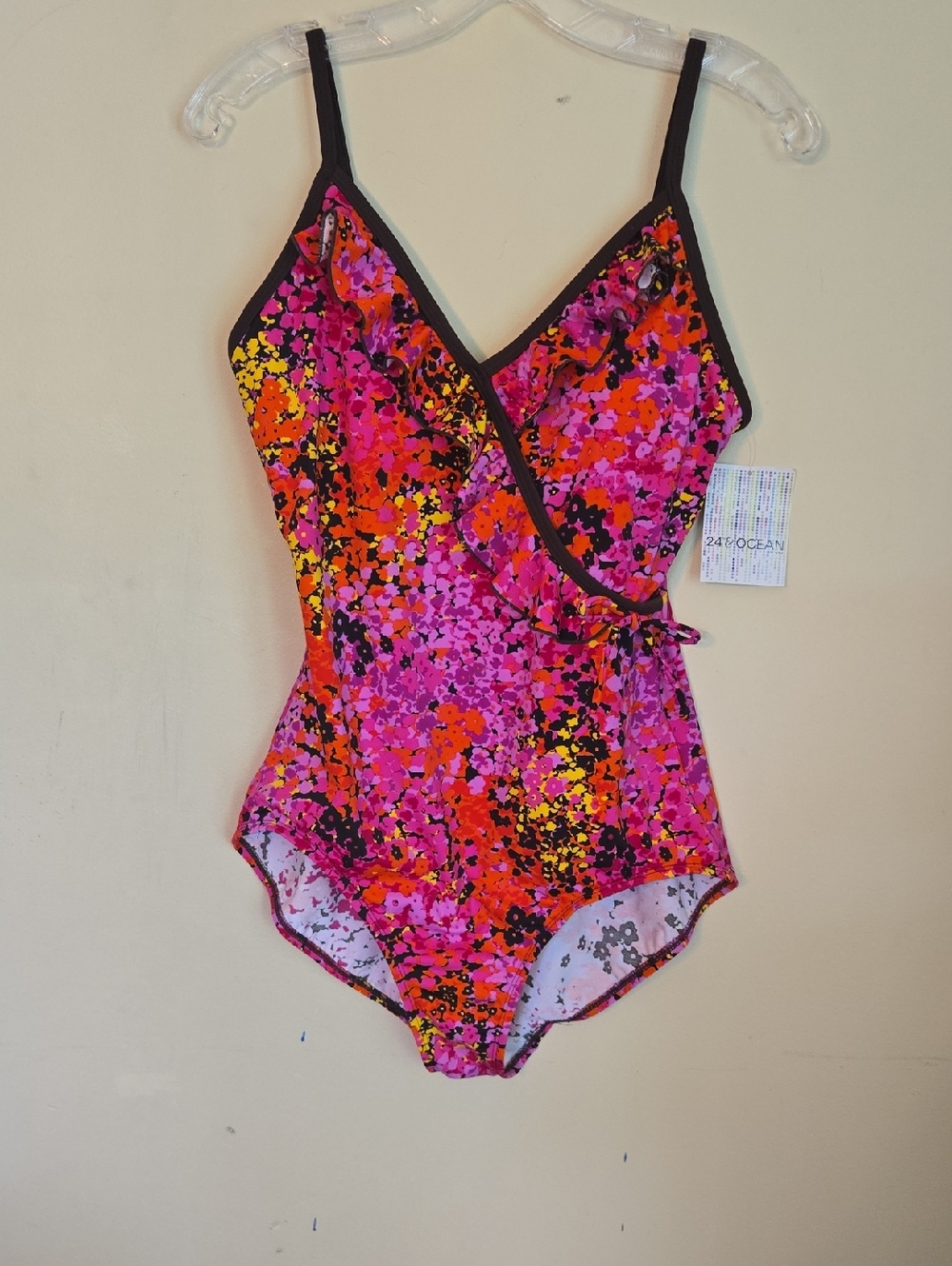 24th & Ocean Vibrant Floral One-Piece Swimsuit